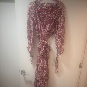 Natalie Martin Maxi wrap dress
